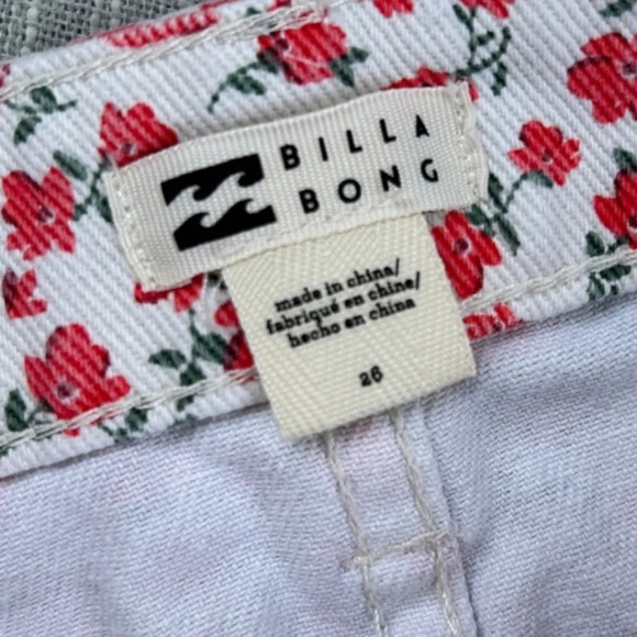 Billabong Cute As A Button Floral Mini Skirt - Picture 5 of 6